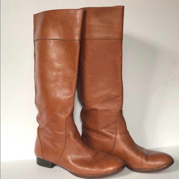 J. Crew Shoes - J crew leather riding campus boots 7